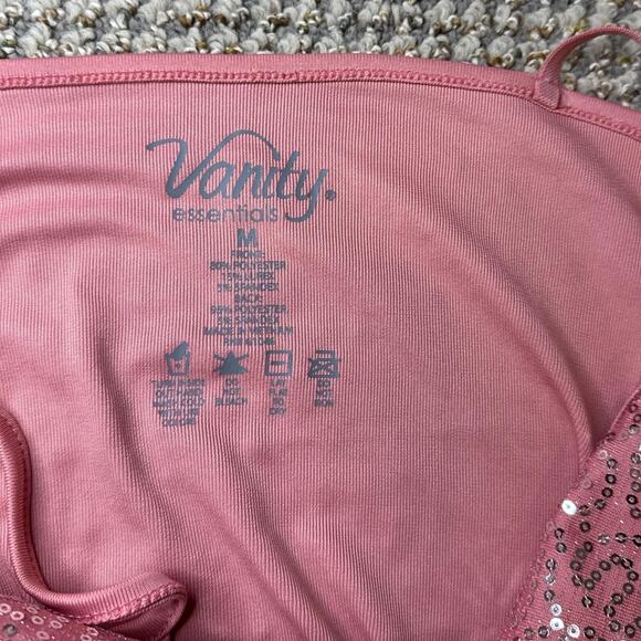 Cute vintage y2k pink sequin cami top/ mini dress - Picture 6 of 6